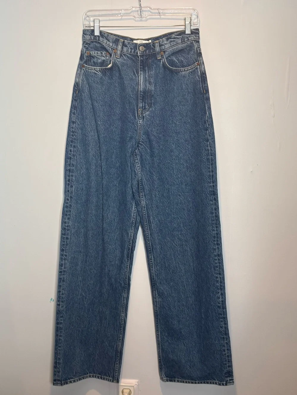 & Other Stories The Dear Cut 90s Wide Leg Jeans Medium Wash - Picture 2 of 5